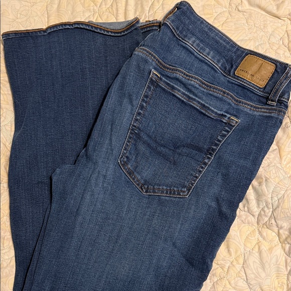 American Eagle Outfitters Denim - American Eagle Outfitters Dark Blue Flare Jeans